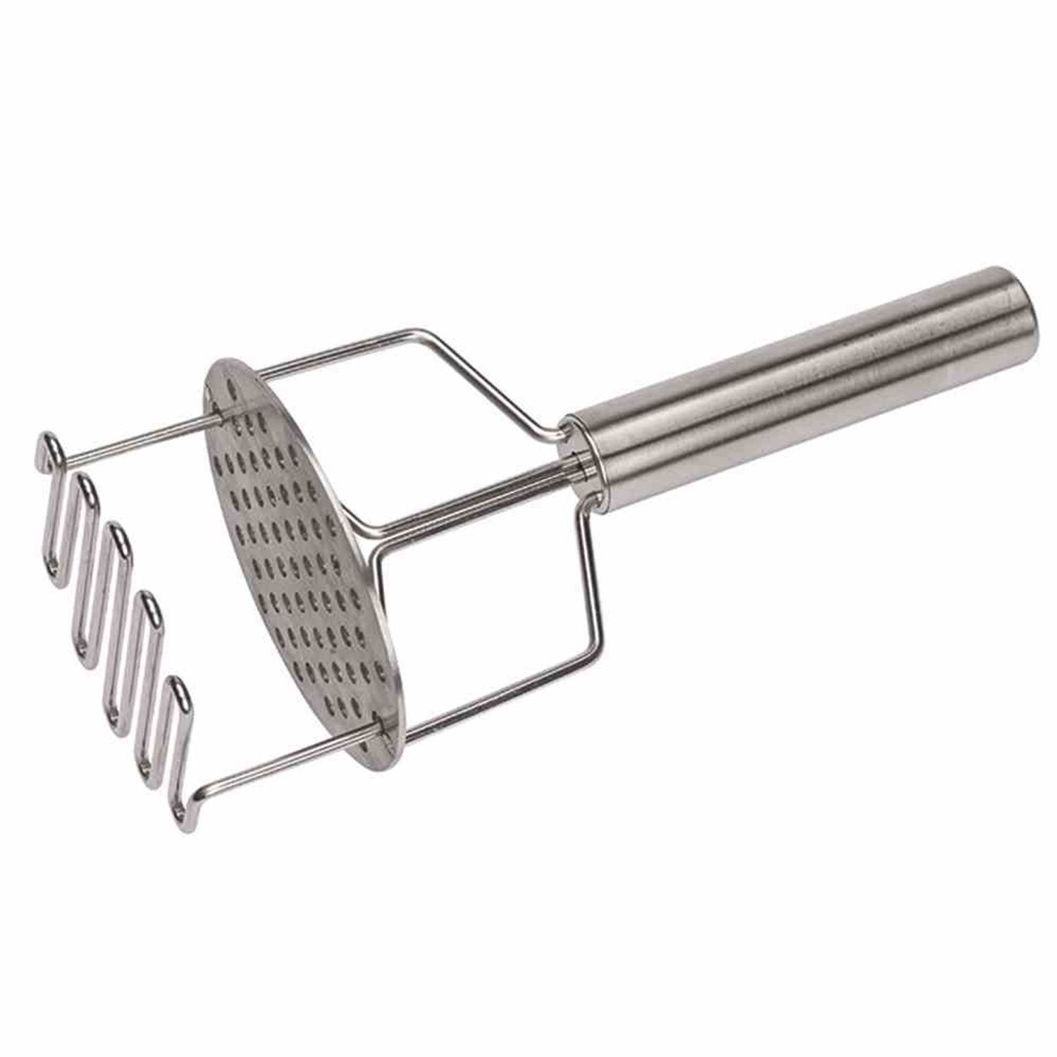 Metaltex Kartoffelstampfer Kartoffelstampfer "Imperial" mit Feder und Lochplatte, Edelstahl rostfrei