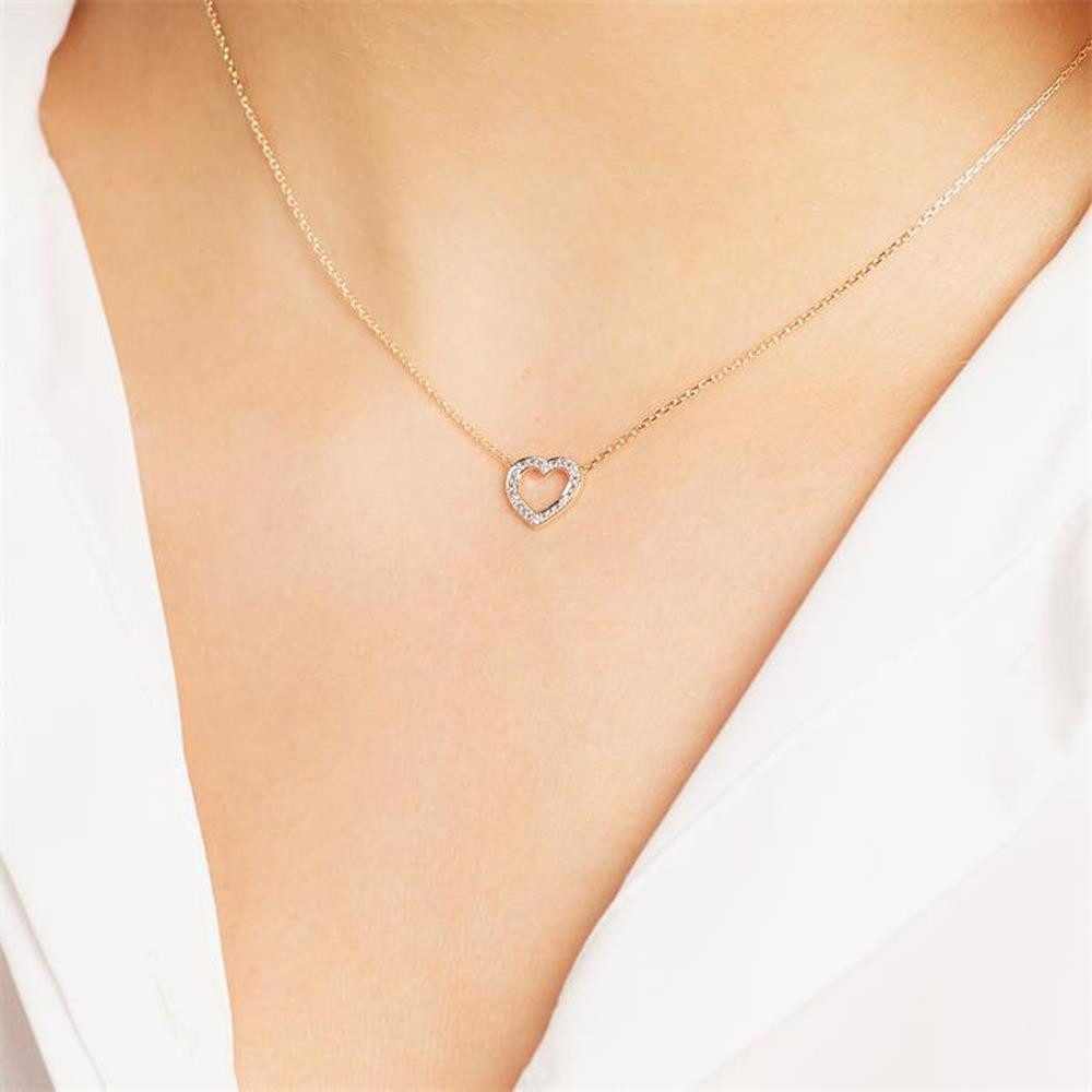 Unique Collier 585er Gold Unique Kette H...