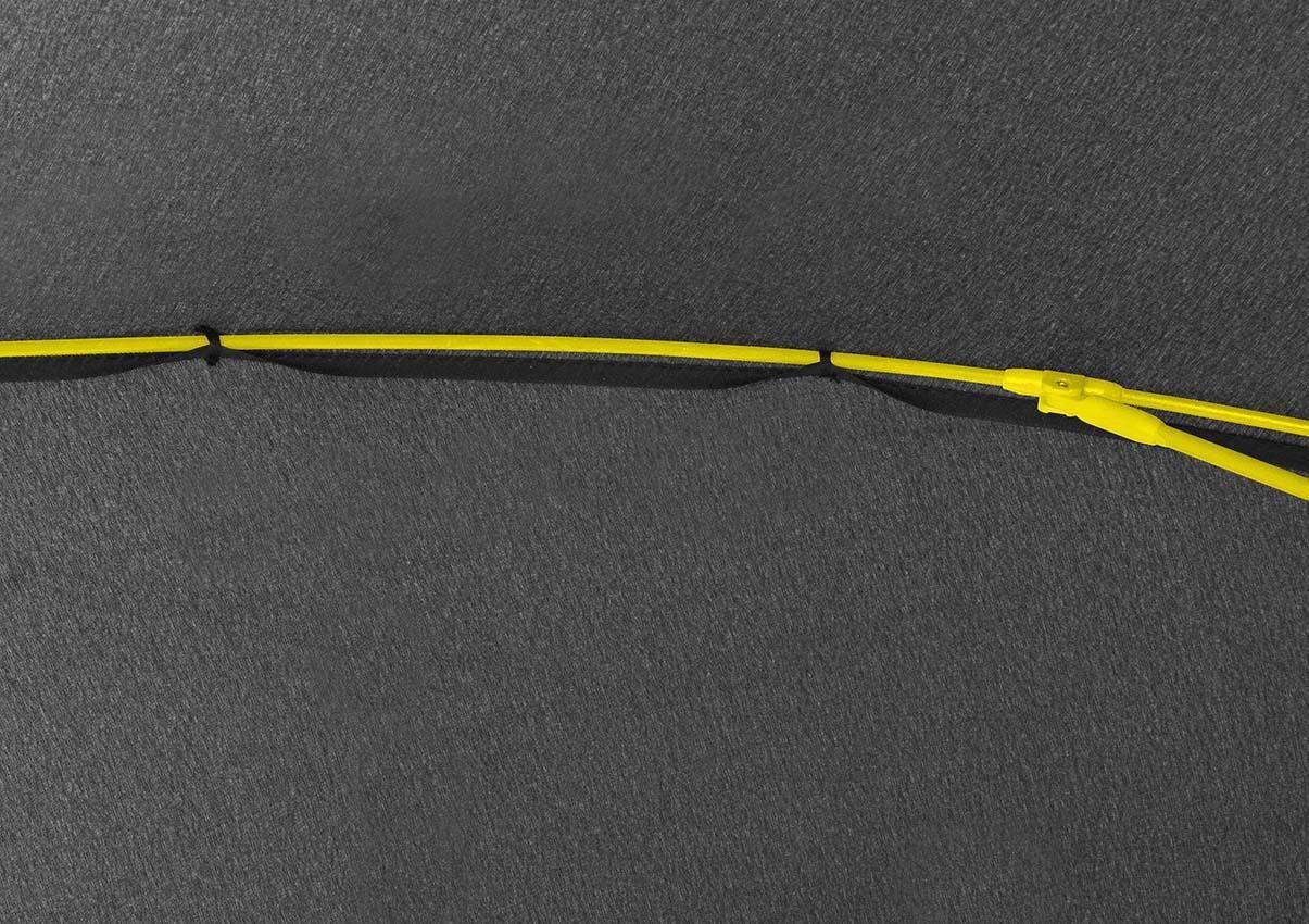 Damen Regenschirme doppler® Stockregenschirm Fiber Party Automatic, black/yellow