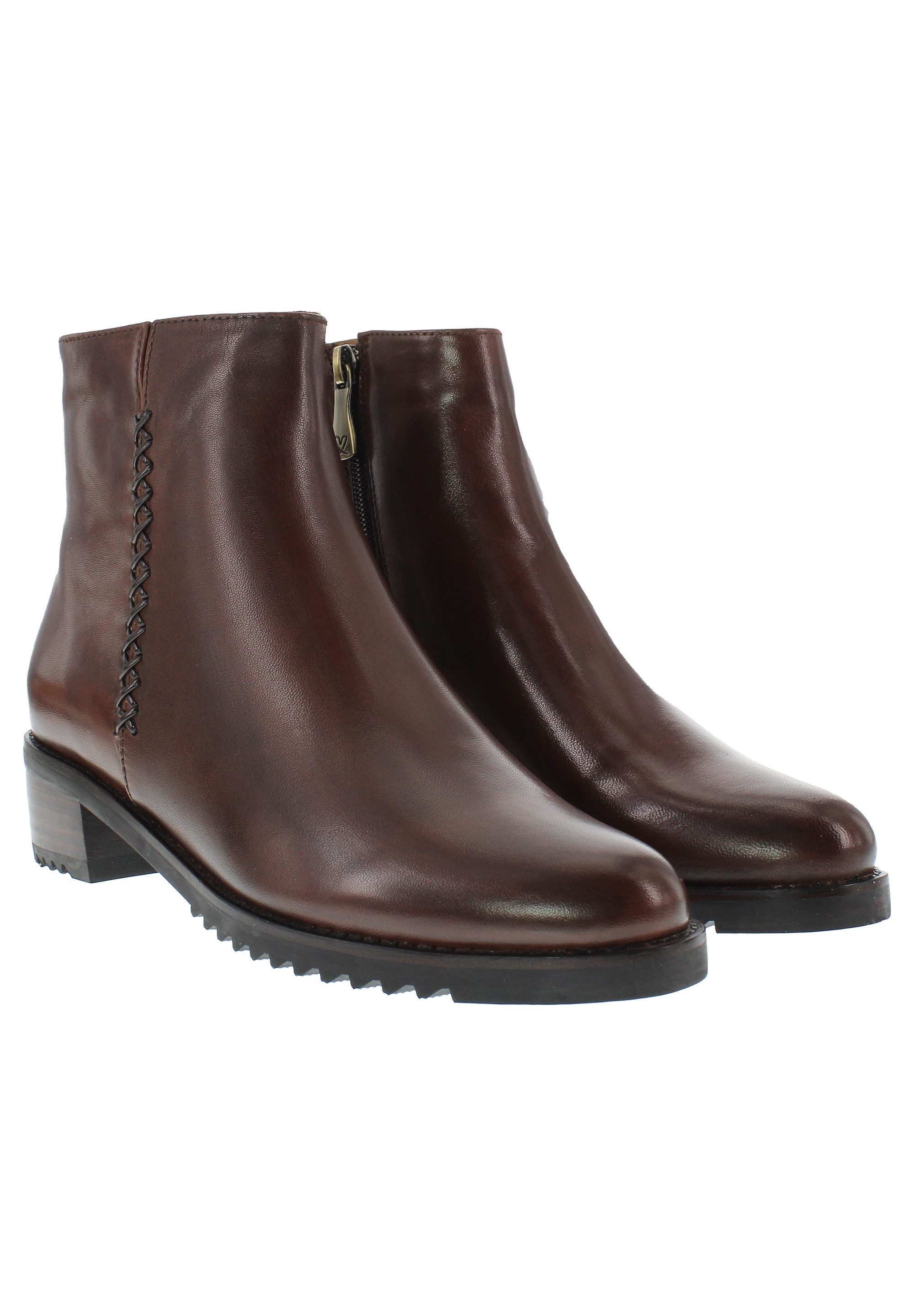 Everybody BRIELLE - Stiefelette mit schönen Handnaht Details Schlupfstiefel