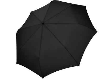 doppler® Taschenregenschirm »Carbonsteel Magic XM, uni black«, mit übergroßem Schirmdach