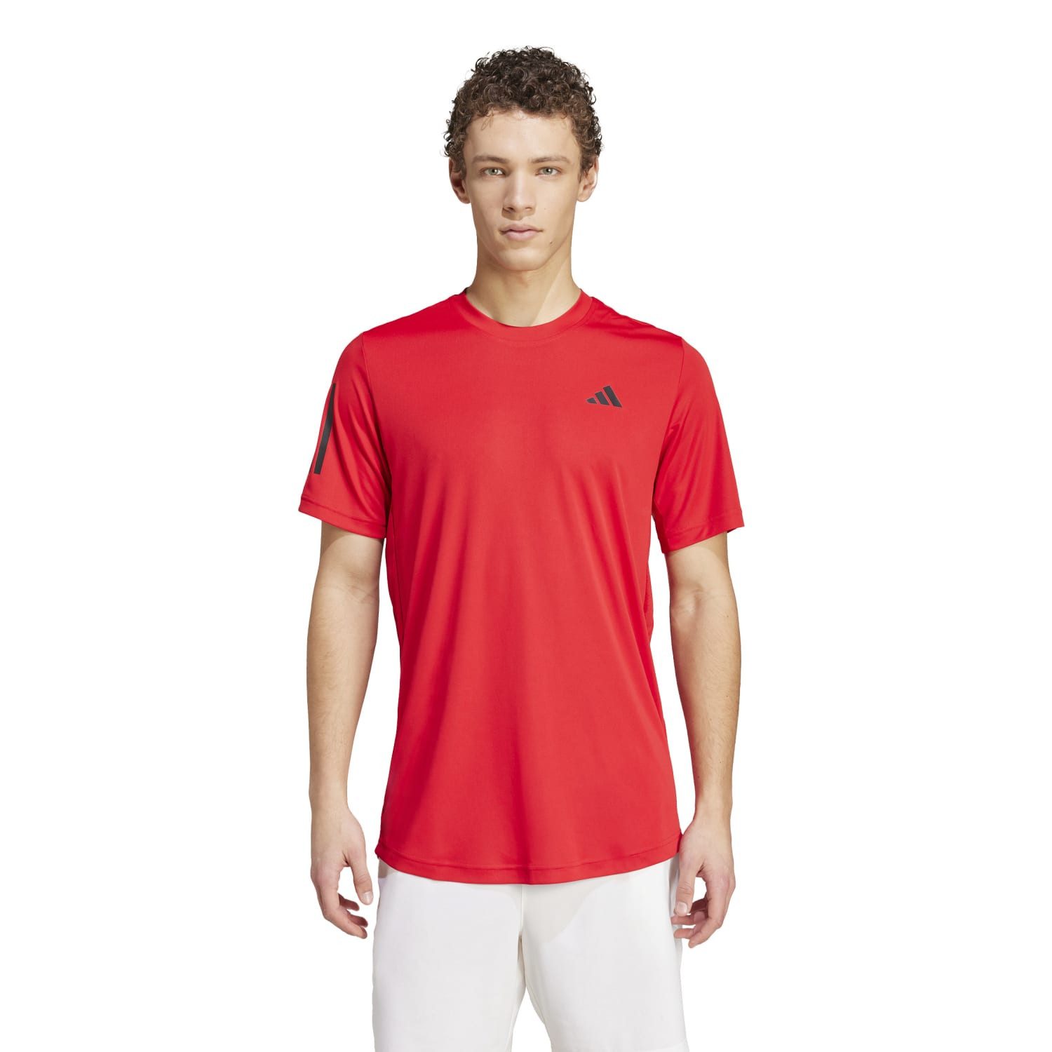 T-Shirt Club 3-Streifen rot Herren