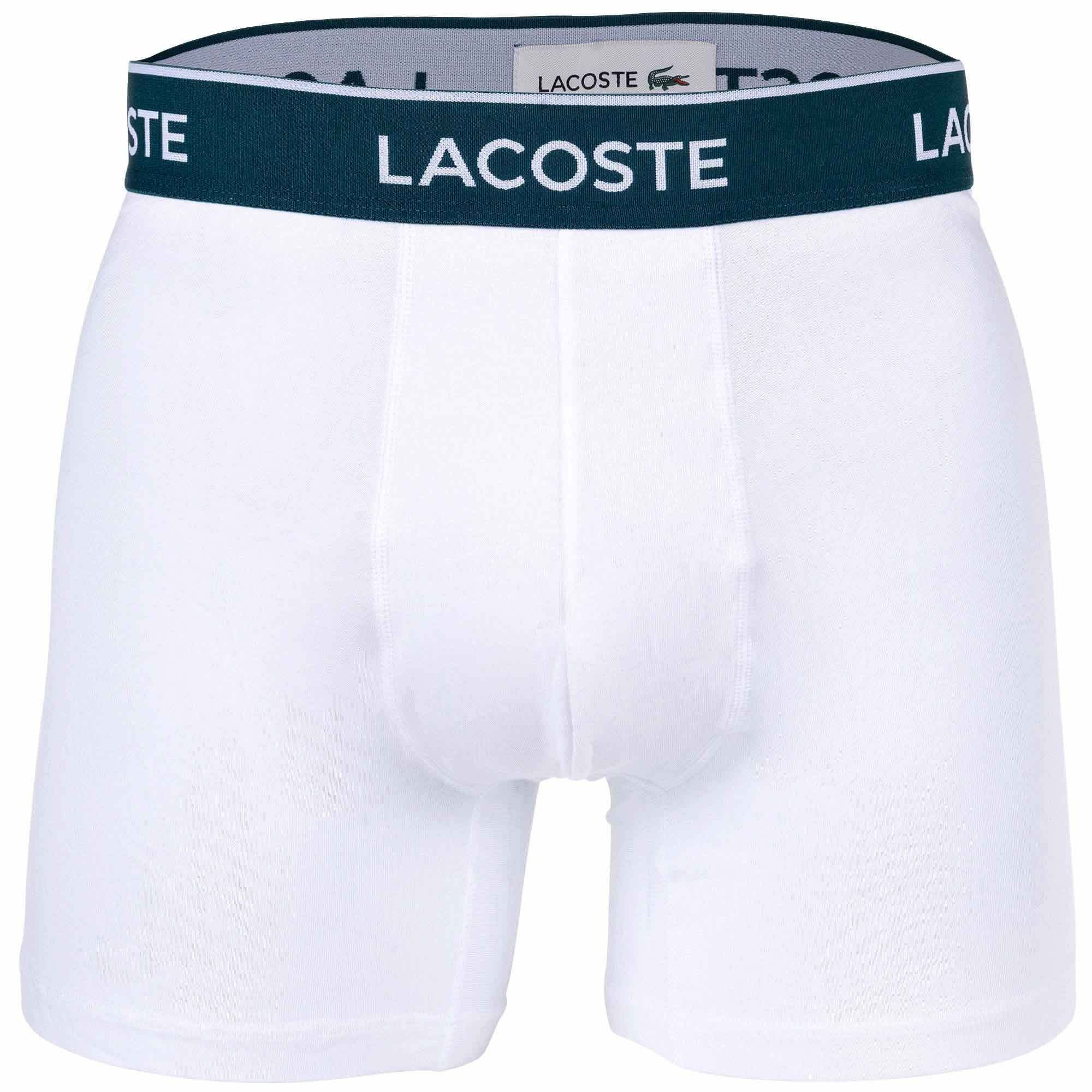 Lacoste Boxer Herren Schwarz/Weiß/Grau Pack - Boxer Briefs 3er Boxershorts