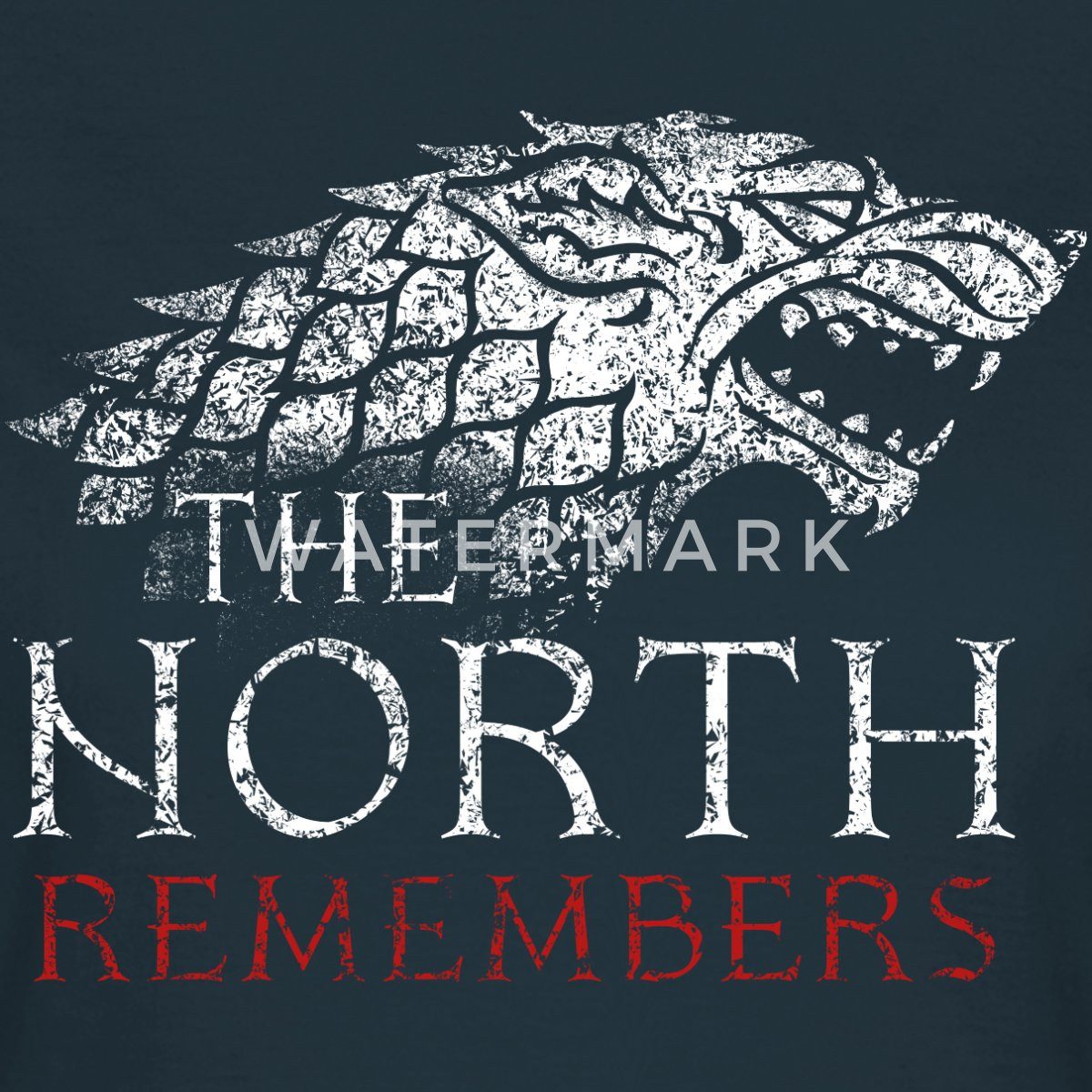 Spreadshirt T-Shirt Game Of Thrones The North Remembers Frauen T-Shirt (1-tlg) Slim Fit, fällt klein aus
