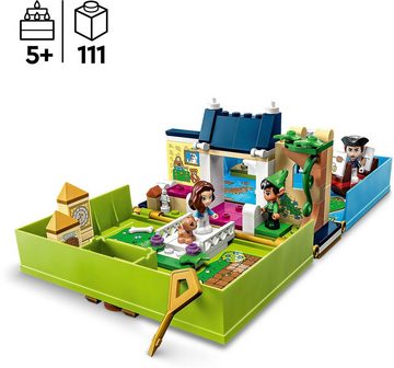 LEGO® Konstruktionsspielsteine Peter Pan & Wendy Märchenbuch-Abenteuer (43220), LEGO® Disney Classic, (111 St)