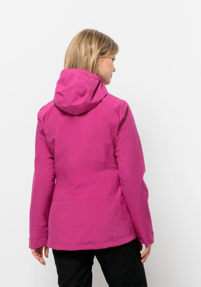 teilig) (2 Wolfskin Jack 3IN1 W JKT 3-in-1-Funktionsjacke MOONRISE