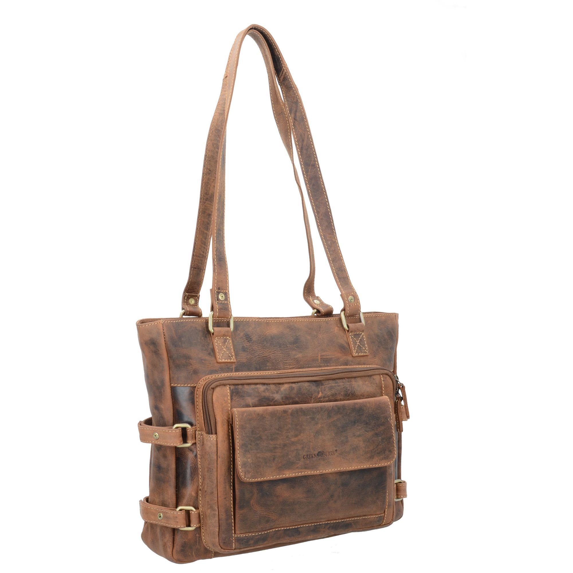 Greenburry Schultertasche Vintage, Leder günstig online kaufen