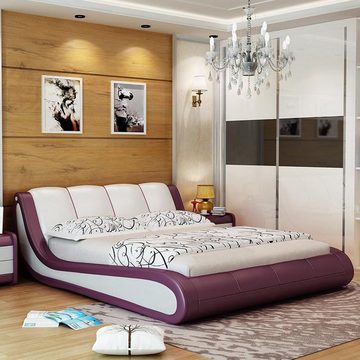 JVmoebel Bett Betten Schlafzimmer Möbel Doppel Luxus Boxspring Bett Design Stoff