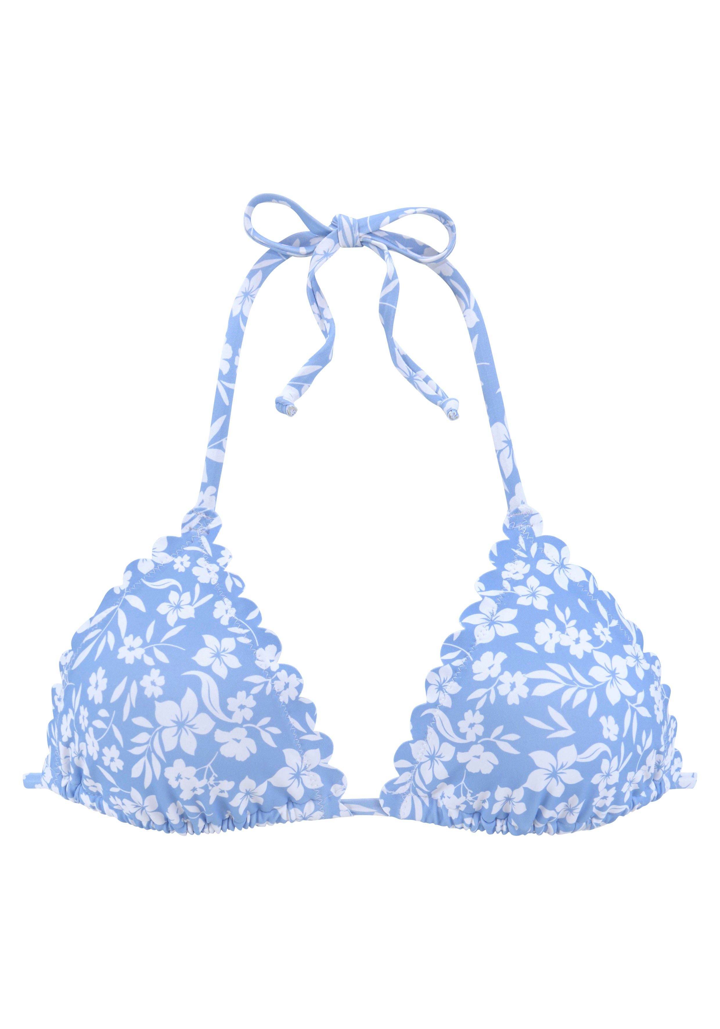 Vivance Triangel-Bikini-Top Leni, mit gelaserter Wellenkante günstig online kaufen