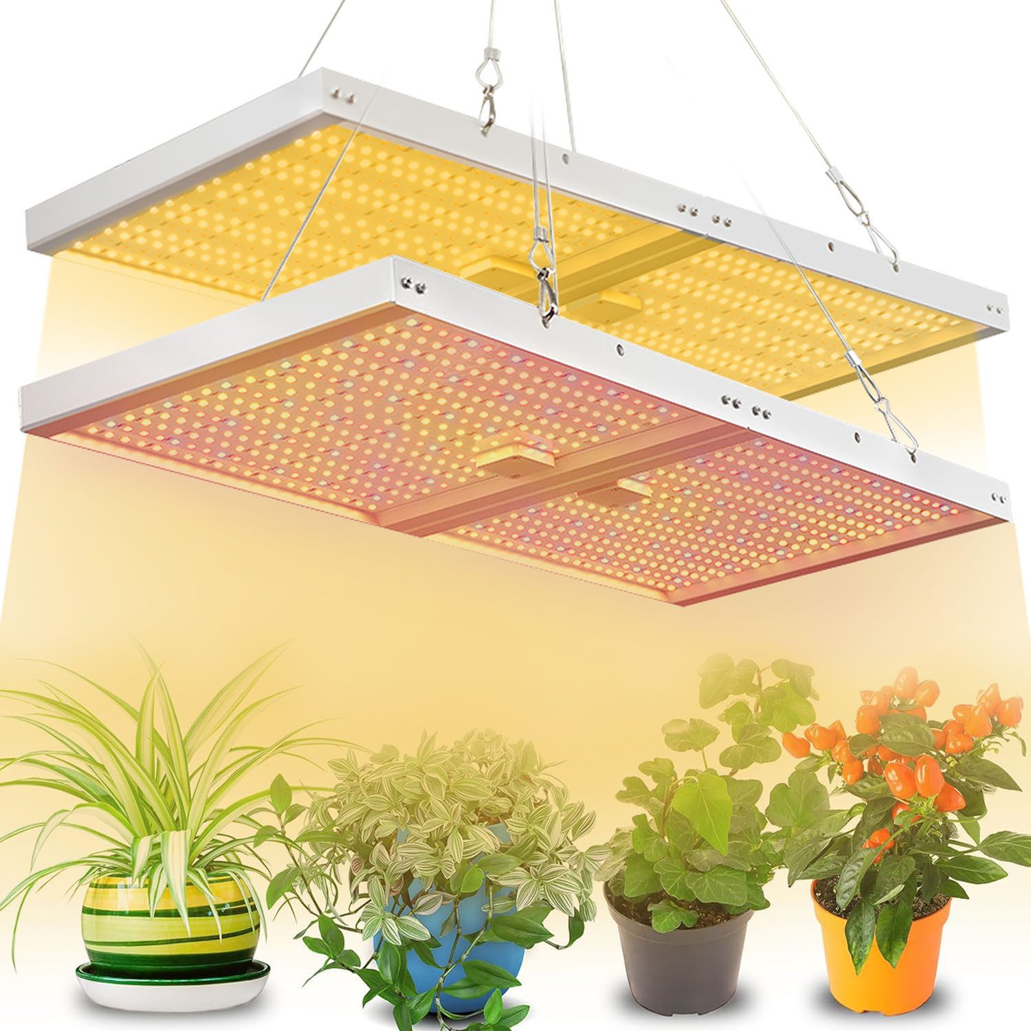 MUPOO Pflanzenlampe 120W LED Pflanzenlicht für Große Pflanzen