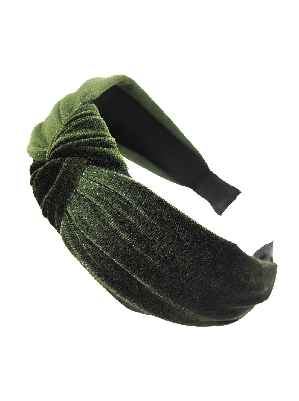 axy Haarreif Breiter Haarreif aus Samt mit Knoten, Vintage Damen Haareifen Haarband