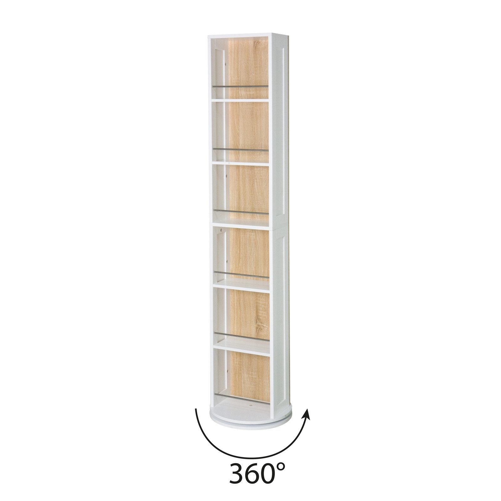 HTI-Living Ganzkörperspiegel Standspiegel mit Regal und Drehfunktion (Stück, 1-St., 1 Badregal), Badregal Badschrank