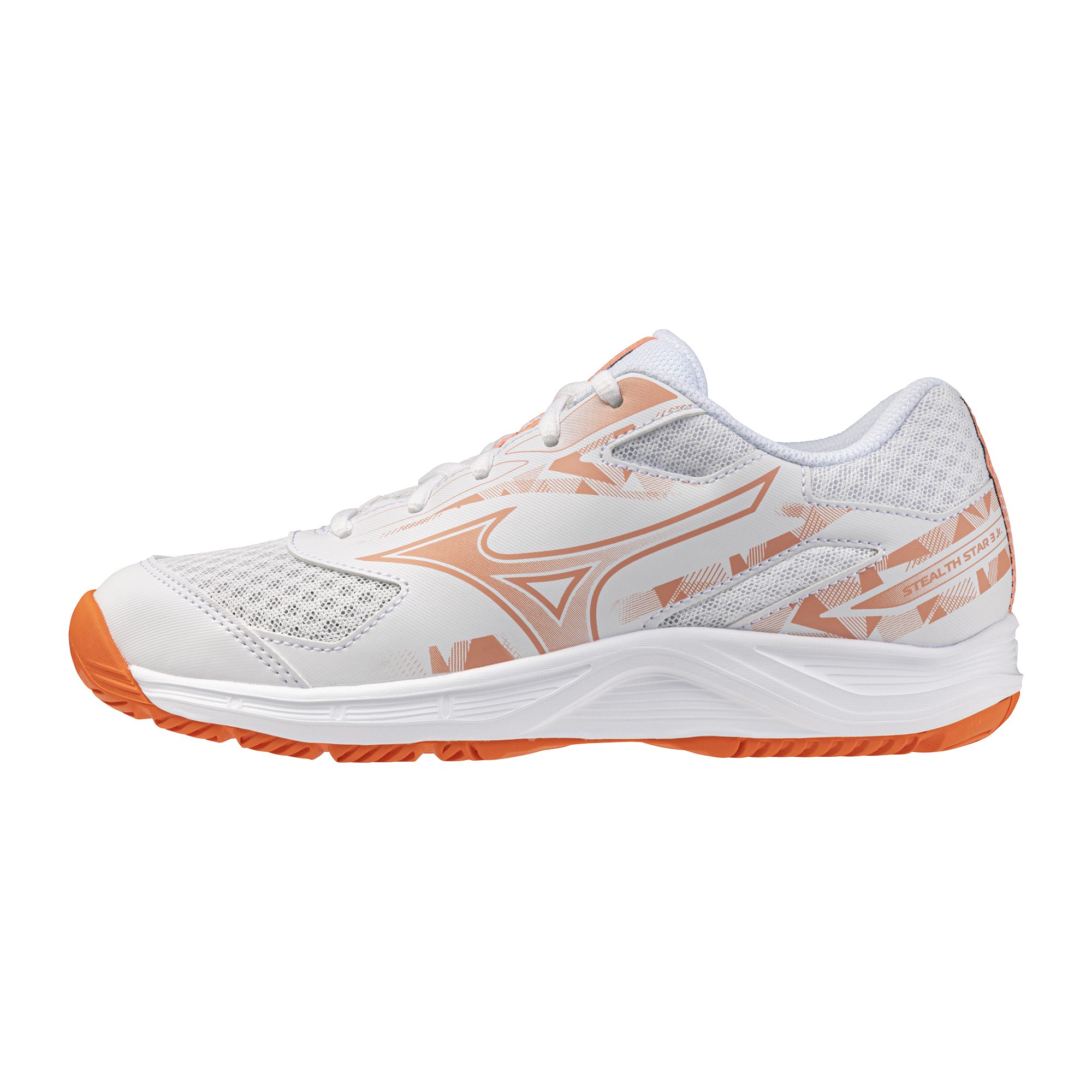 Mizuno STEALTH STAR 3 Jr.(C) WHITE/DESERT FLOWER Hallenschuh
