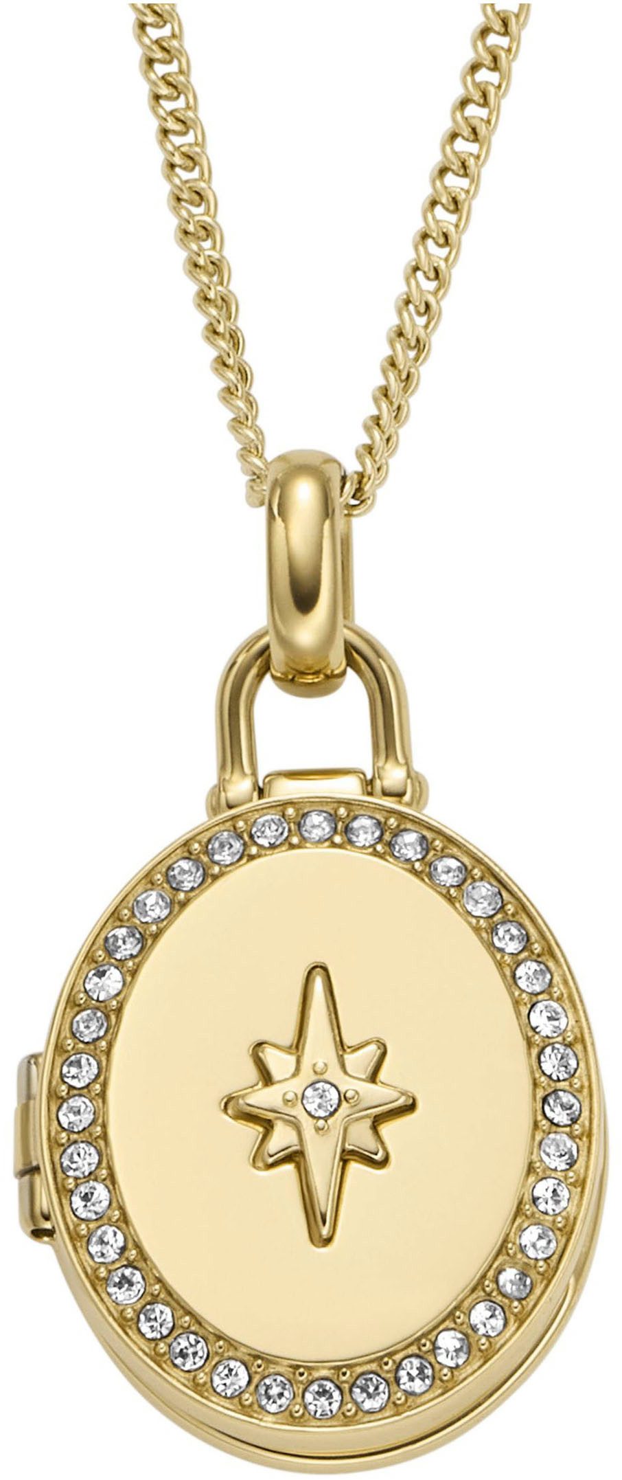 Fossil Kette mit Anhänger Schmuck Gesch...