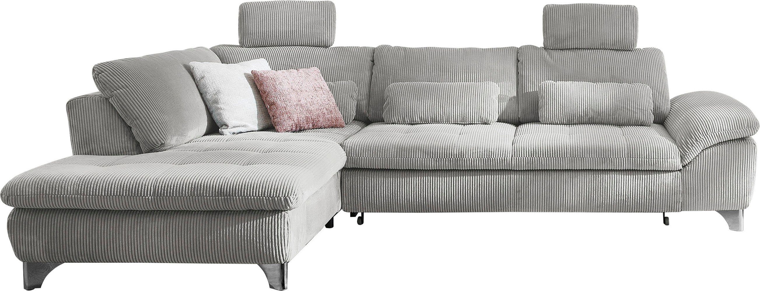 Die PlanBar Ecksofa MP-IN14007 L-Form, wahlweise mit Bettfunktion und verst günstig online kaufen