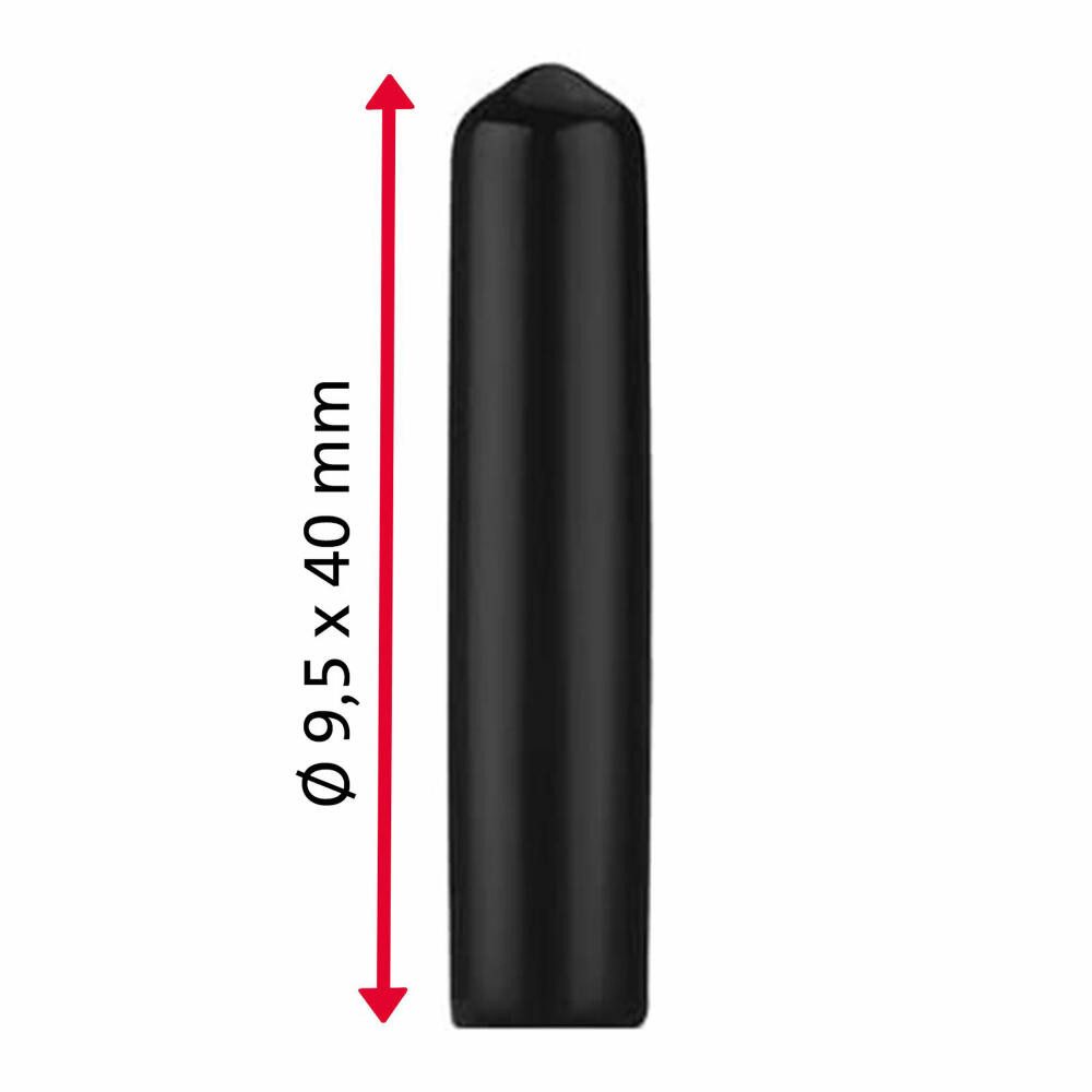 WESTMARK Flaschenausgießer Schutzkappen, 12 Stück, Für Ausgießer, Kunststoff, Schwarz