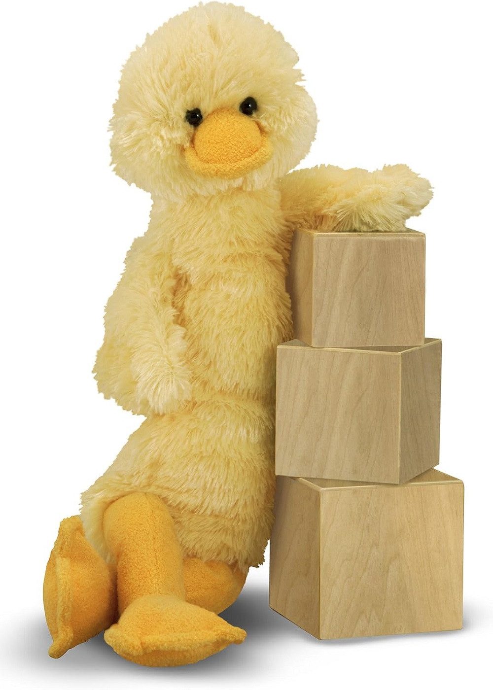 Melissa & Doug Kuscheltier Longfellow Duck / Plüsch Ente / Langes Stofftier ca. 53 cm (1-St), Entchen Stofftier / Ideal als Geschenk