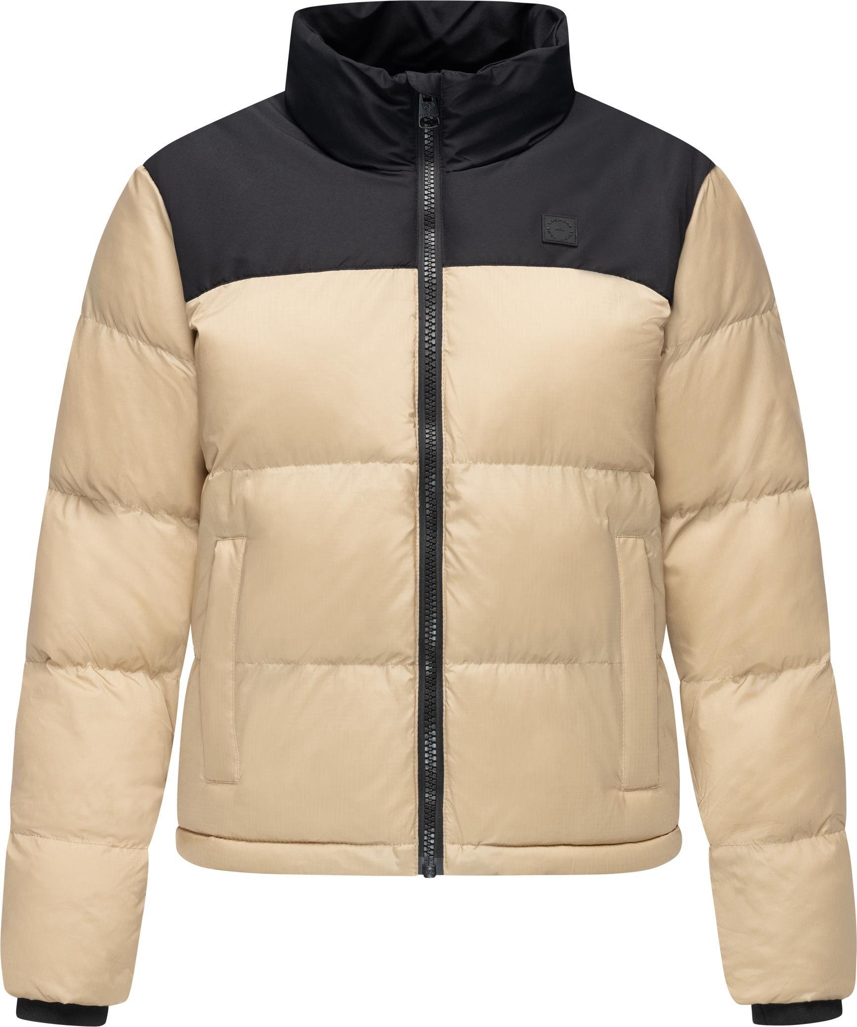 Ragwear Steppjacke Serah stylische Damen Winterjacke im Colourblocking-Design – Bild 4 von 5