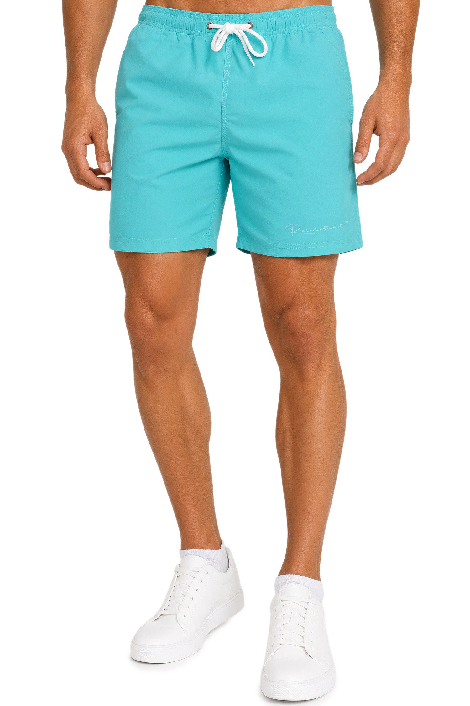 Badeshorts Herren Regular Fit Badehose Mid Waist 25RS073