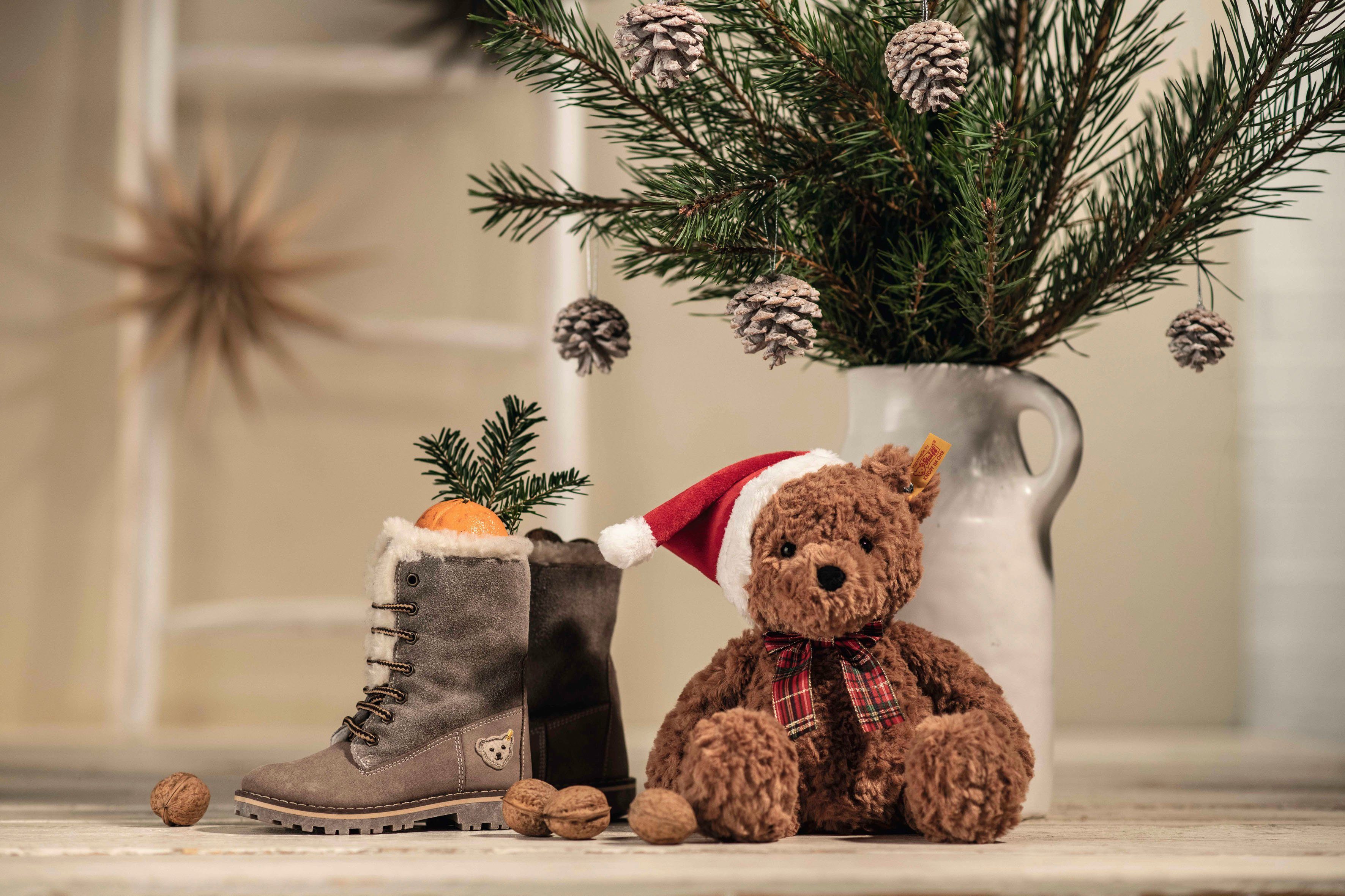 Steiff Kuscheltier Soft Cuddly Friends Jimmy Teddybär – Christmas