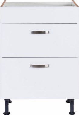OPTIFIT Kochfeldumbauschrank Cara Breite 60 cm, mit Vollauszügen und Soft-Close-Funktion