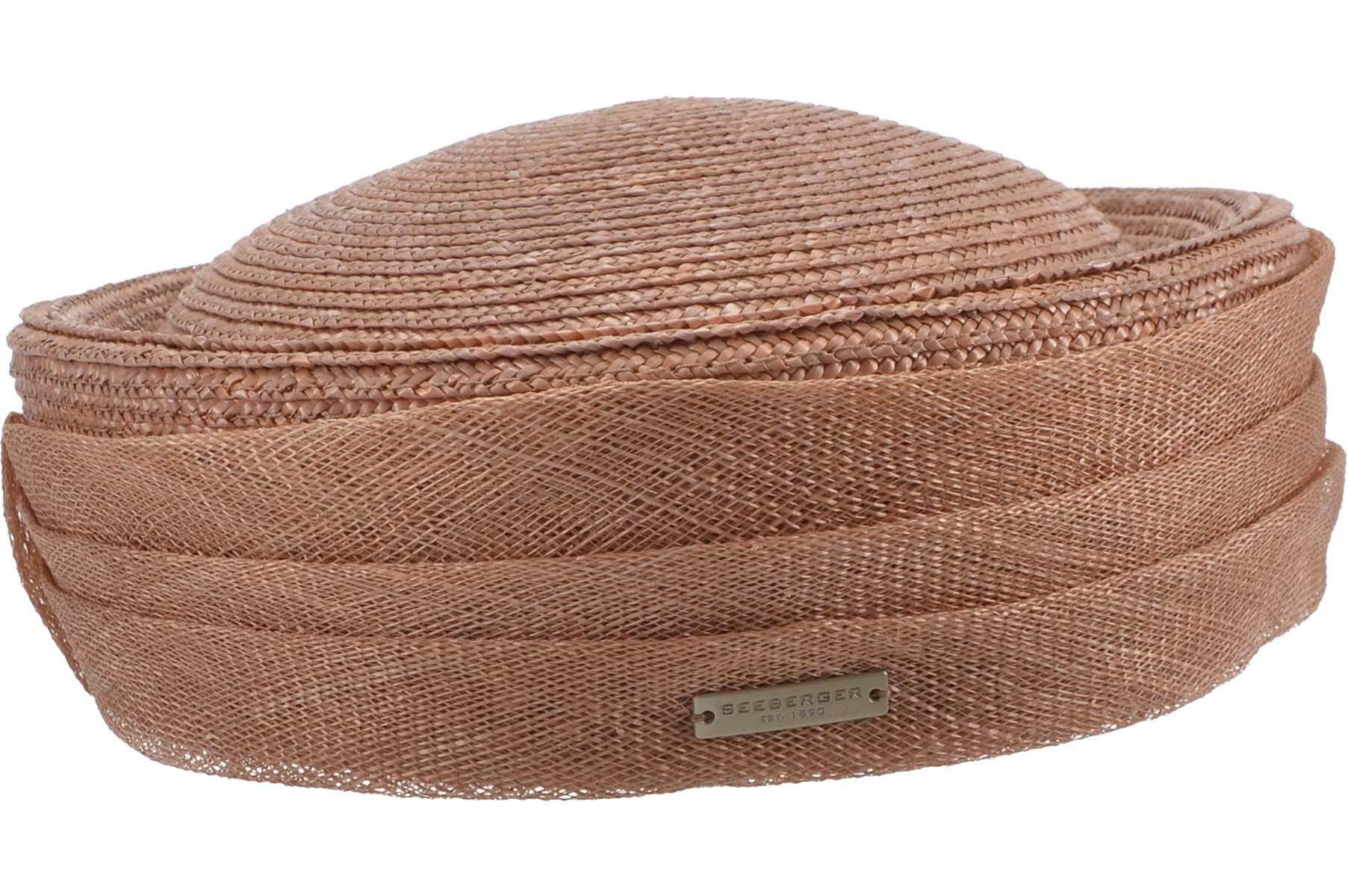 Seeberger Strohhut Strohborte Käppchen mit Sinamaygarnitur 55714-0