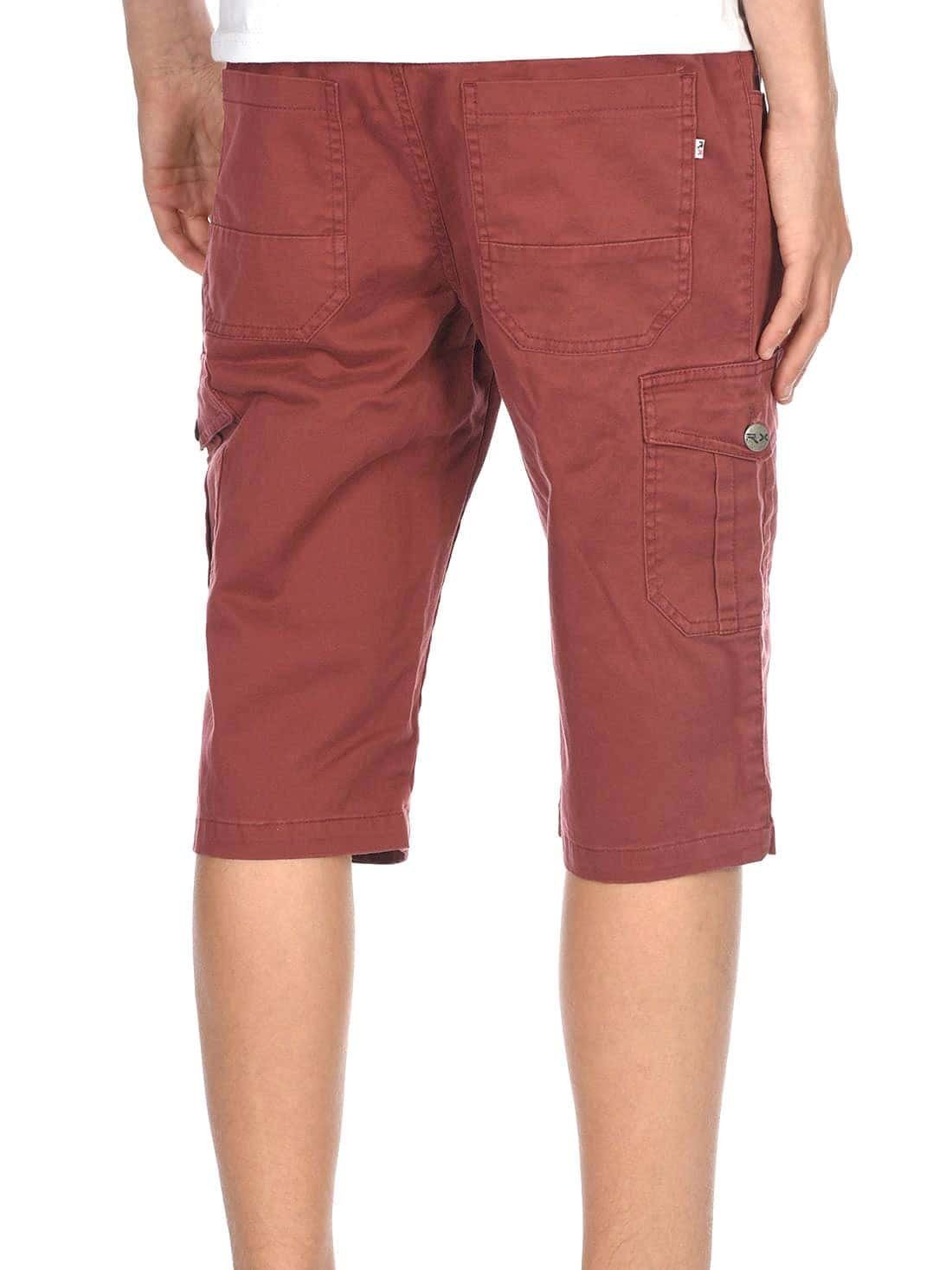 (1-tlg) Bermudas Cargo elastischem Bordeaux BEZLIT mit Kinder Jungen Shorts Bund