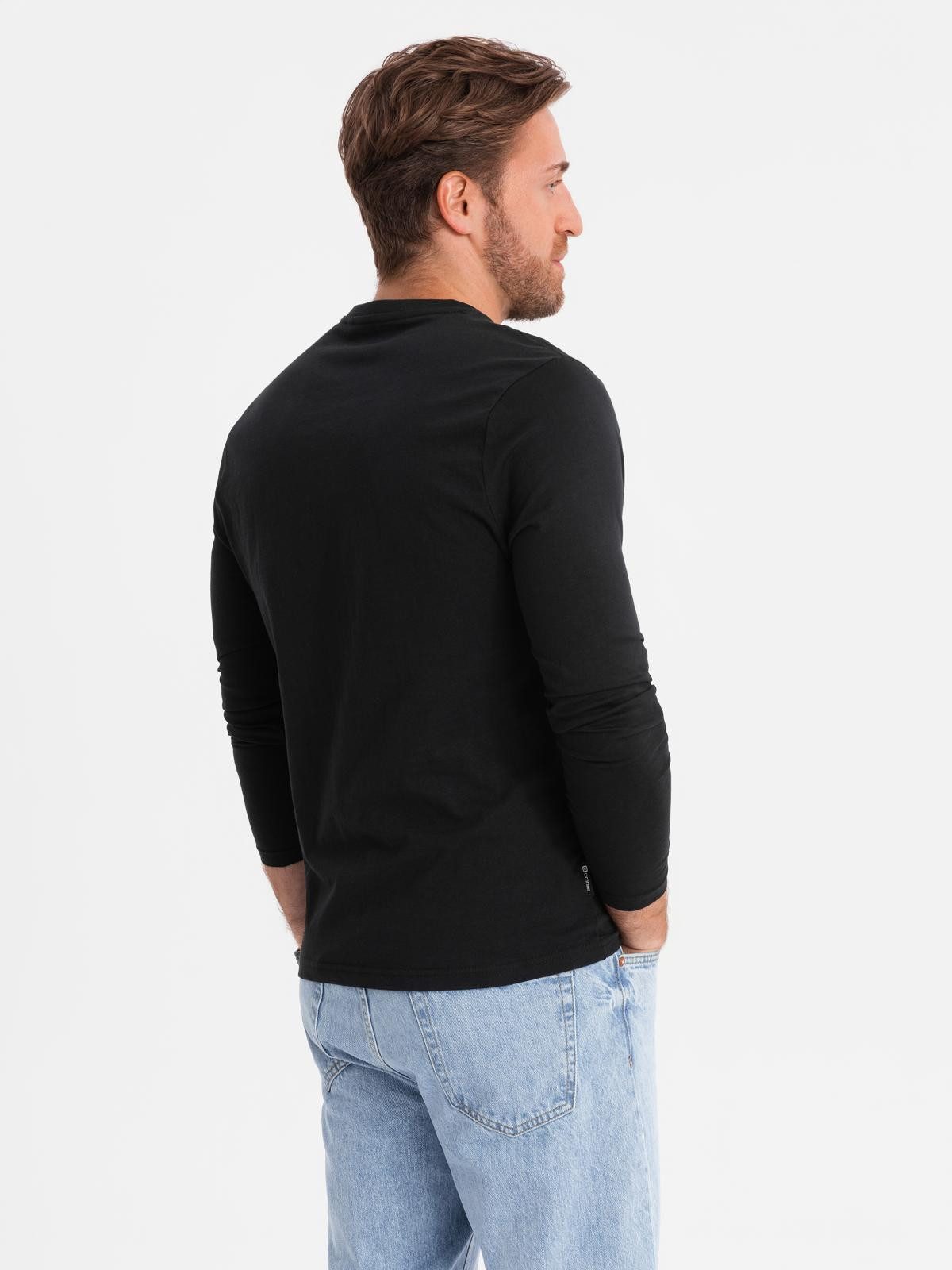 OMBRE Longsleeve Longsleeve für Herren mit V-Ausschnitt.