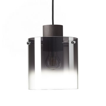 Lightbox Hängeleuchten, ohne Leuchtmittel, Hängelampe, 122 cm Höhe, E27, max. 60 W, Metall/Glas, Kaffee/rauchglas