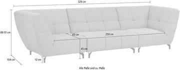 INOSIGN Ecksofa Bahamas L-Form, Ecksofa aus der Modul-Serie Â»LamiyaÂ«, unendlich erweiterbar