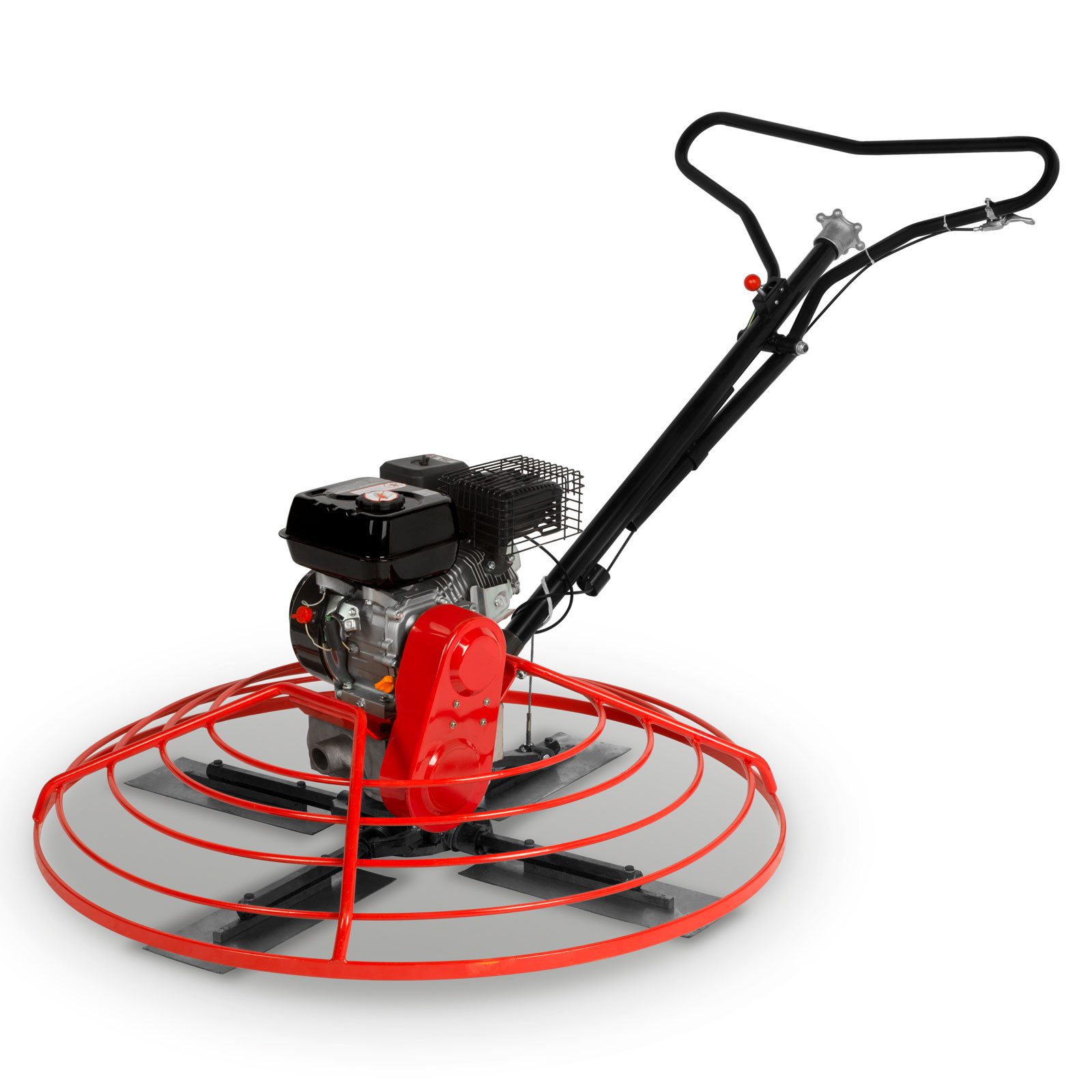 EBERTH Glättekelle Flügelglätter Betonglätter Estrichglätter Benzin 6,5PS (1-St) Inkl. Glättteller, Durchmesser 118cm, 4-Takt Motor, 196ccm