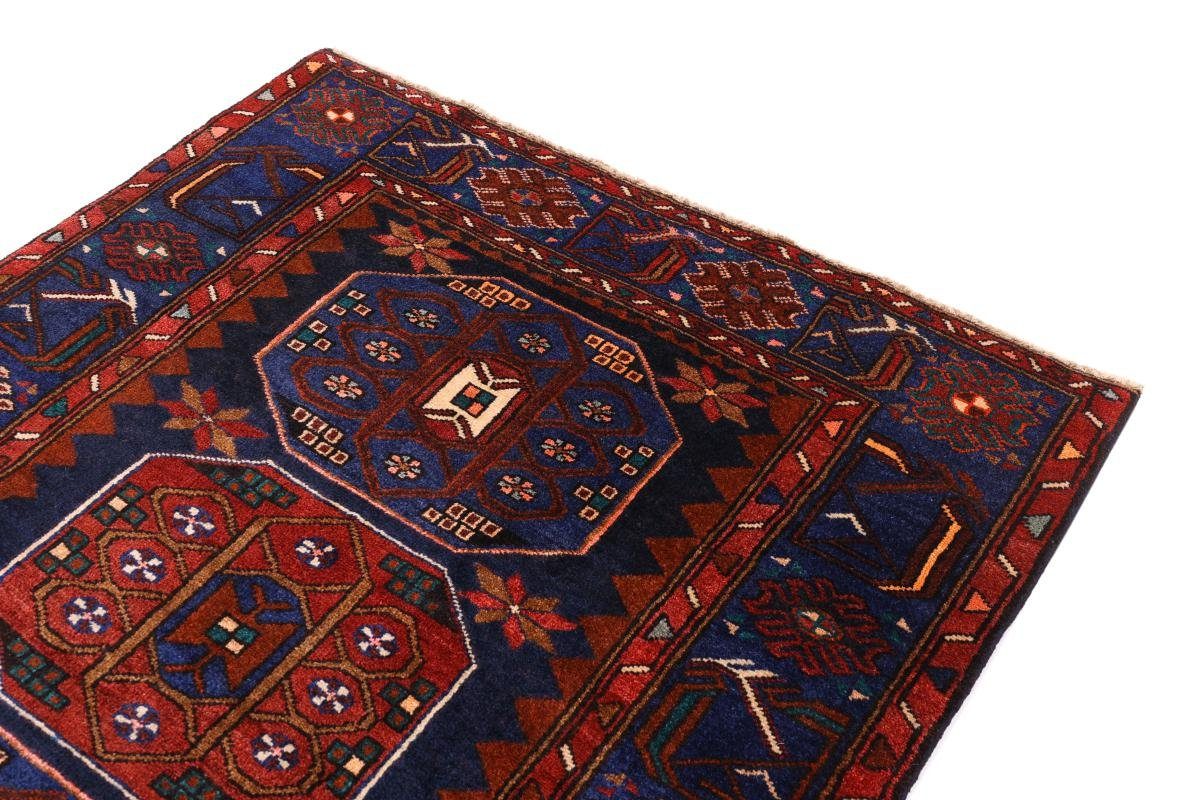 Orientteppich Hamadan 126x198 Handgeknüpfter Perserteppich, rechteckig, Orientteppich 8 Nain / Trading, Höhe: mm