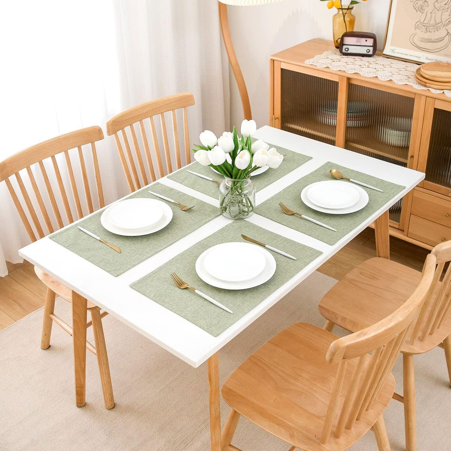 MODFU Platzset 6er Tischset Platz-Matten Platzdeckchen günstig online kaufen