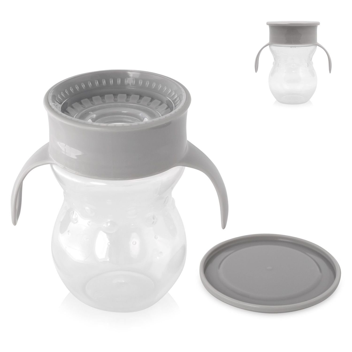 Baby Care Trinkflasche Trinkbecher 360 Grad, auslaufsicher 270ml Trinklernbecher ab 12 Monate