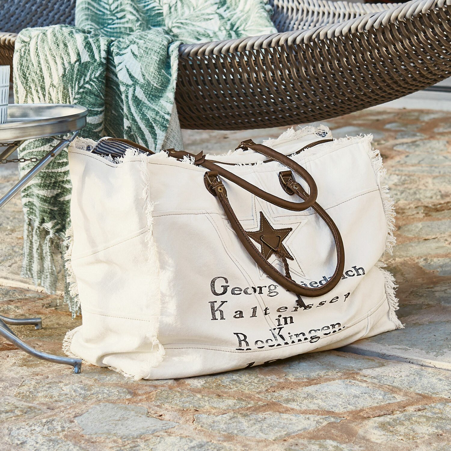 Mirabeau Handtasche Tasche Friedrich weiß
