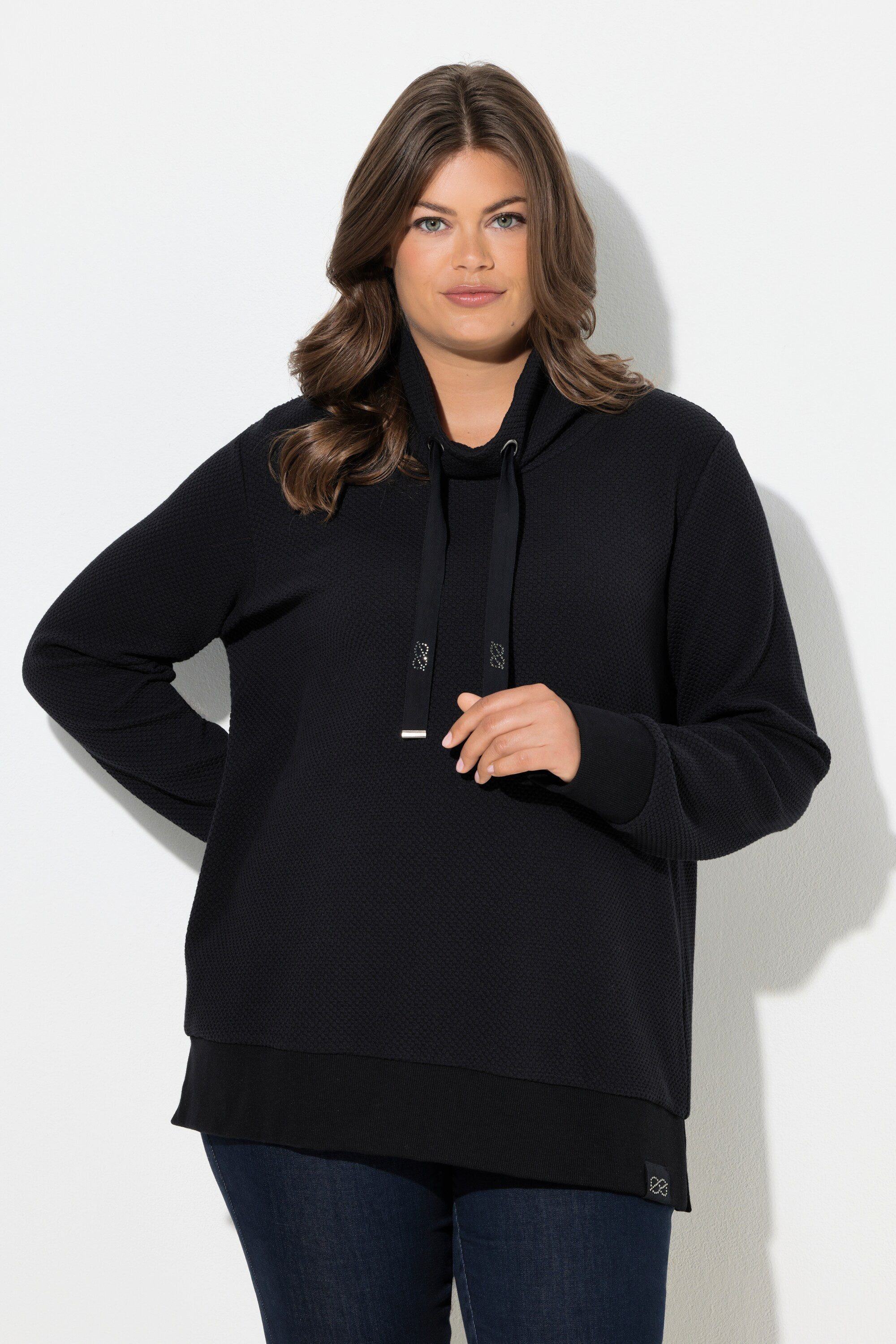 Laurasøn Sweatshirt Sweatshirt mit hohen Kragen günstig online kaufen