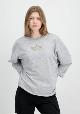 Alpha Industries Sweater ALPHA INDUSTRIES Women - Sweatshirts Crystal OS Sweater Wmn