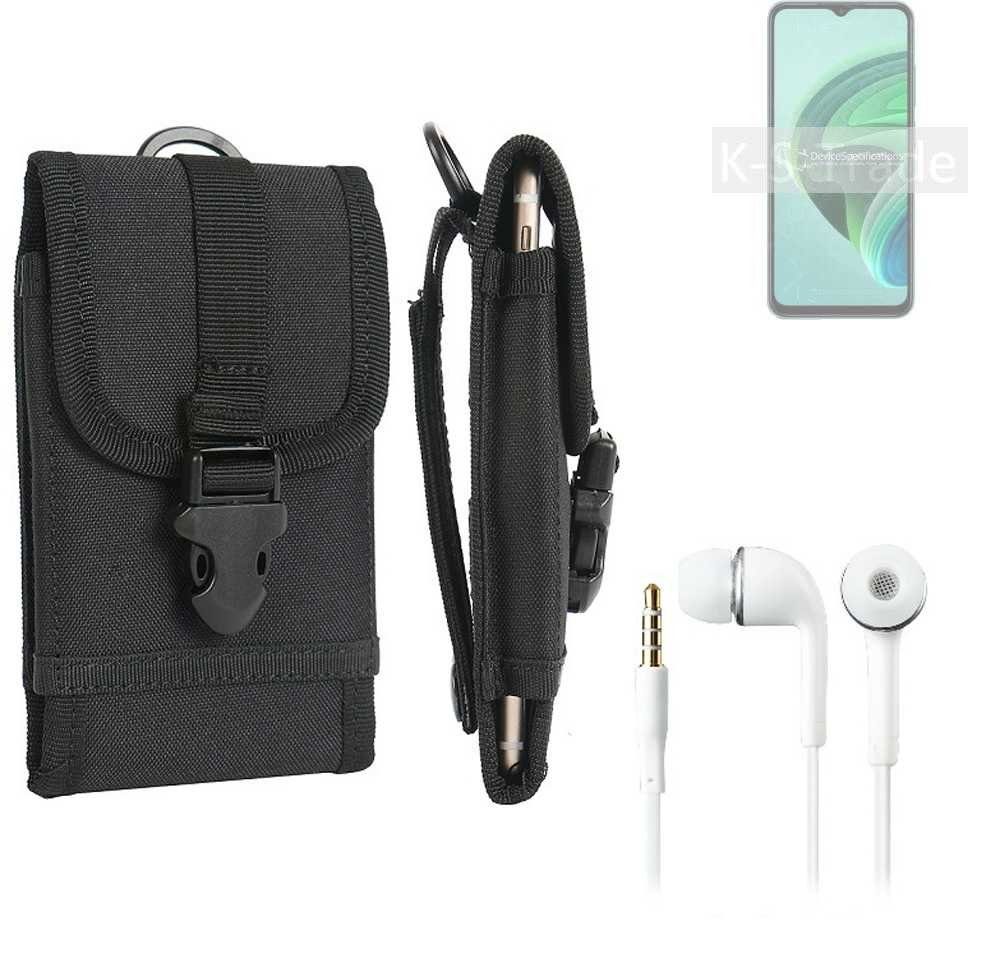 K-S-Trade Handyhülle für Xiaomi Redmi 10 5G, Holster Schutz Hülle Gürteltasche Handy Hülle Tasche outdoor