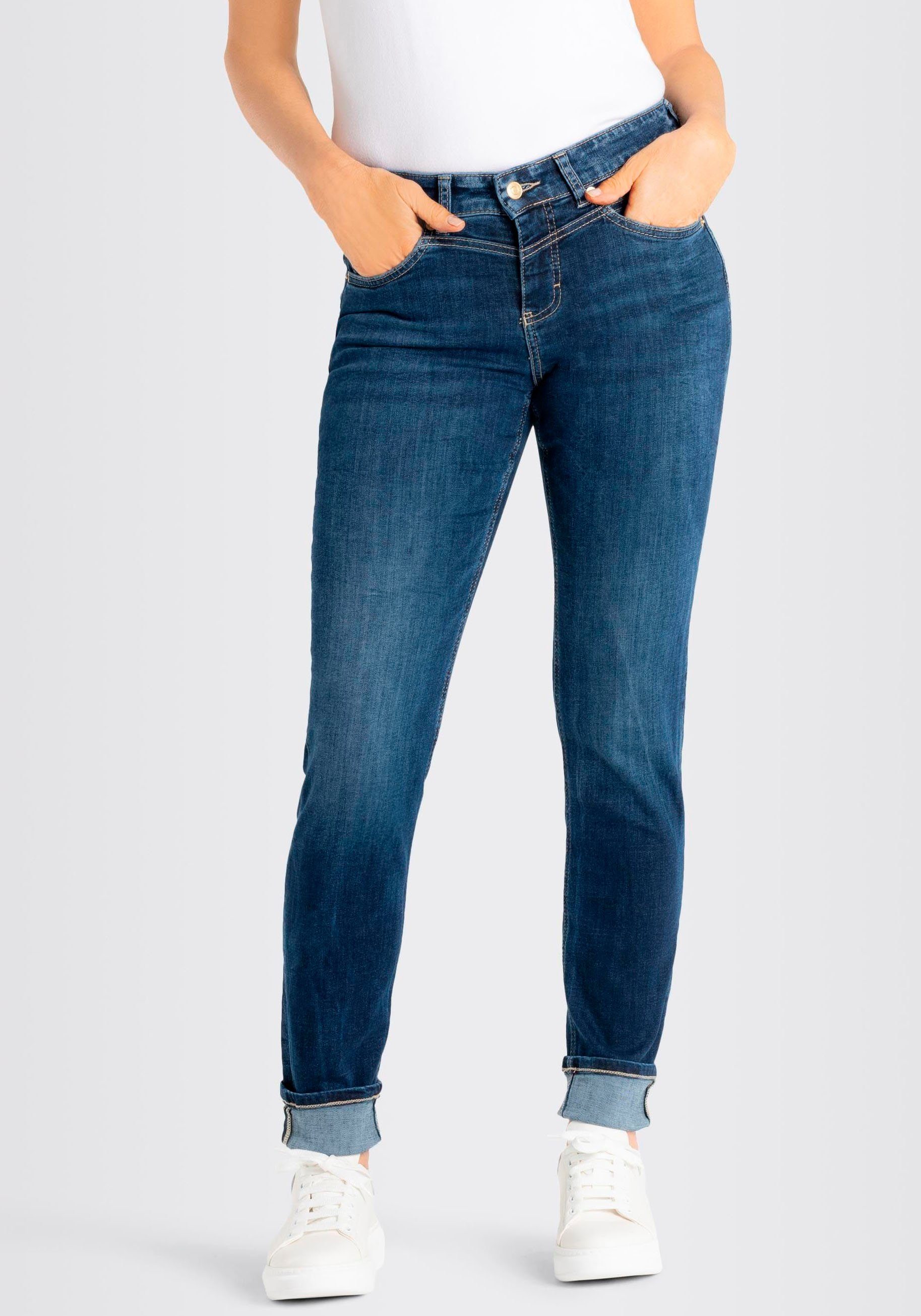 MAC Slim-fit-Jeans RICH SLIM, Modische Waschungen im Material