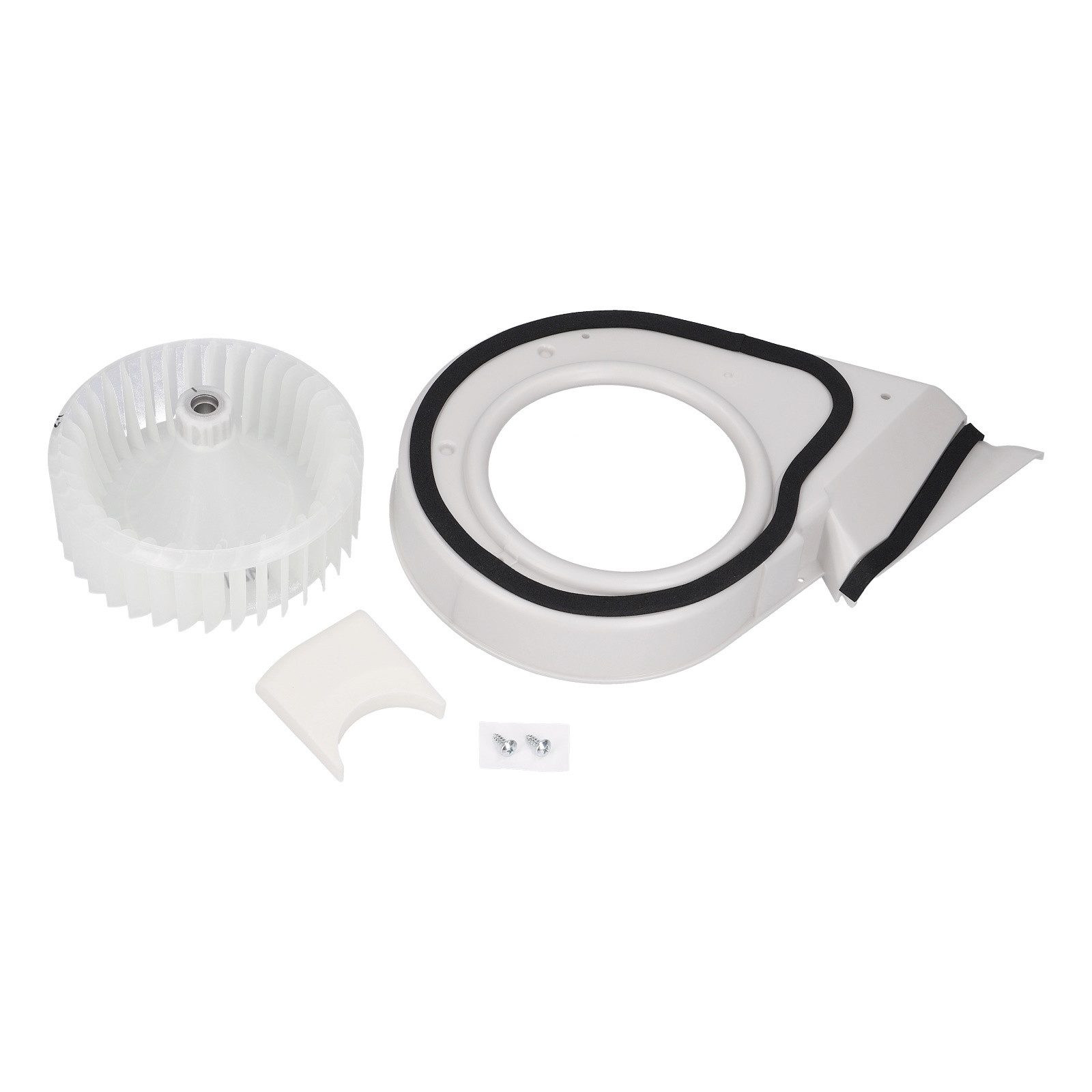 easyPART Montagezubehör wie SAMSUNG DC82-01221A Luftführung mit Lüfterrad, Trockner