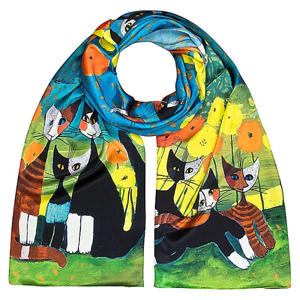 von Lilienfeld Seidenschal 100% Seide Rosina Wachtmeister: All Together Kat günstig online kaufen