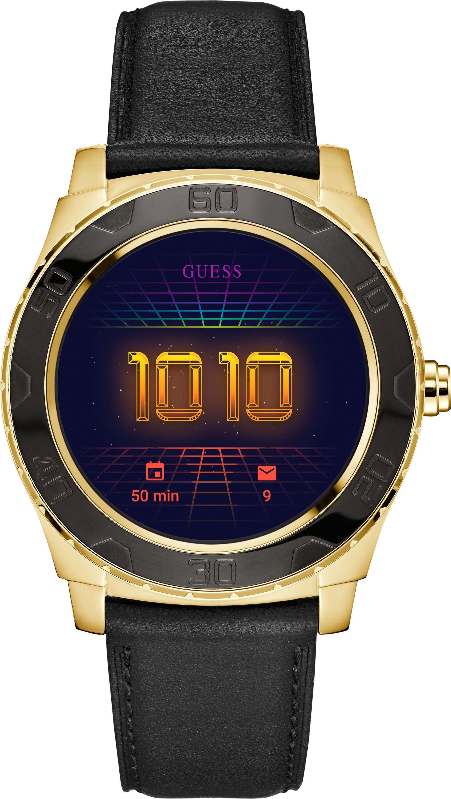 guess men's connect smartwatch
