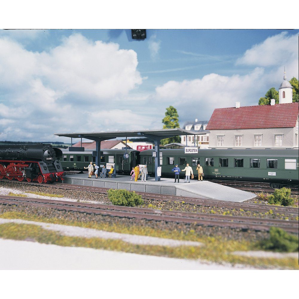 PIKO Modelleisenbahn-Set Piko H0 61821 H0 Bahnsteig Burgstein
