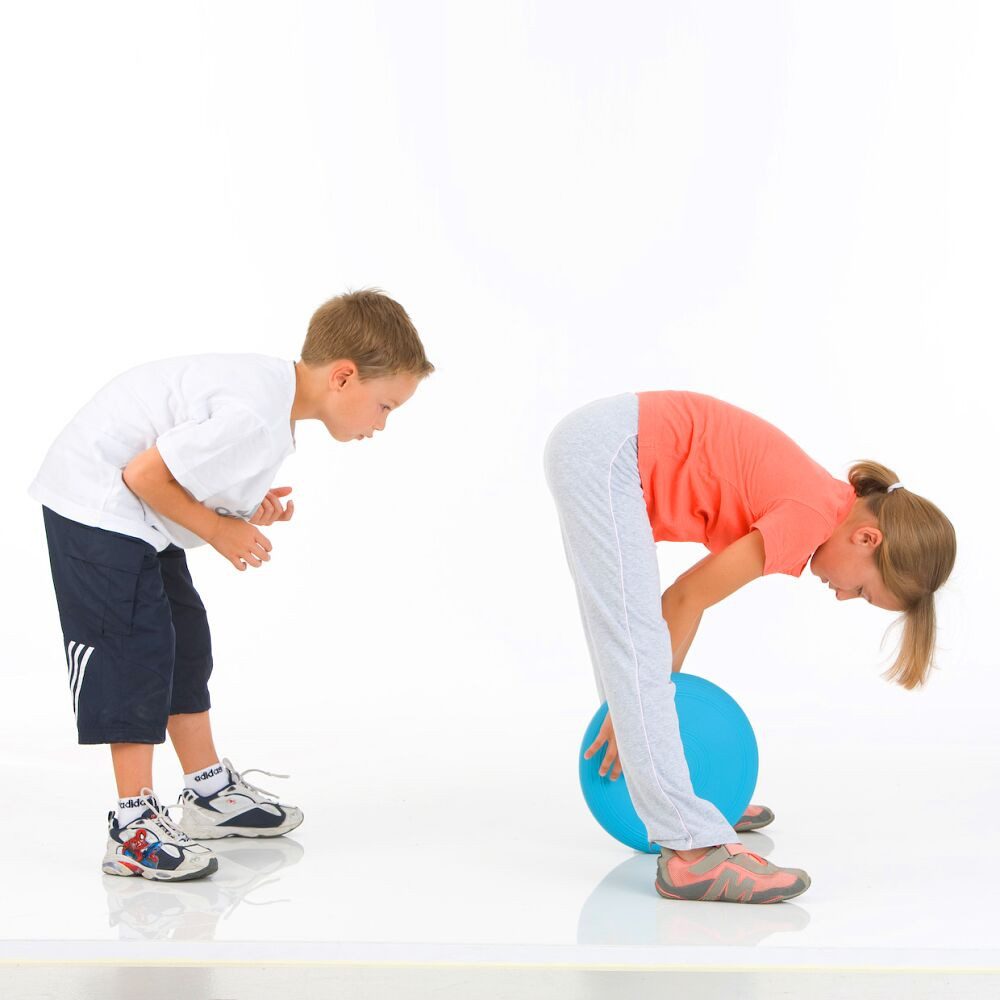 Togu Balancetrainer Dynair Ballkissen Kids, 30 cm, Oberfläche samtig, ohne Noppen