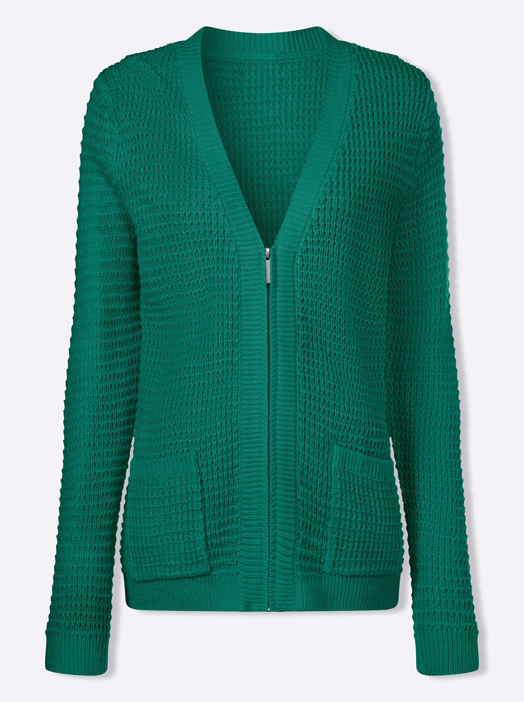 Strickjacke Cardigan Langarm