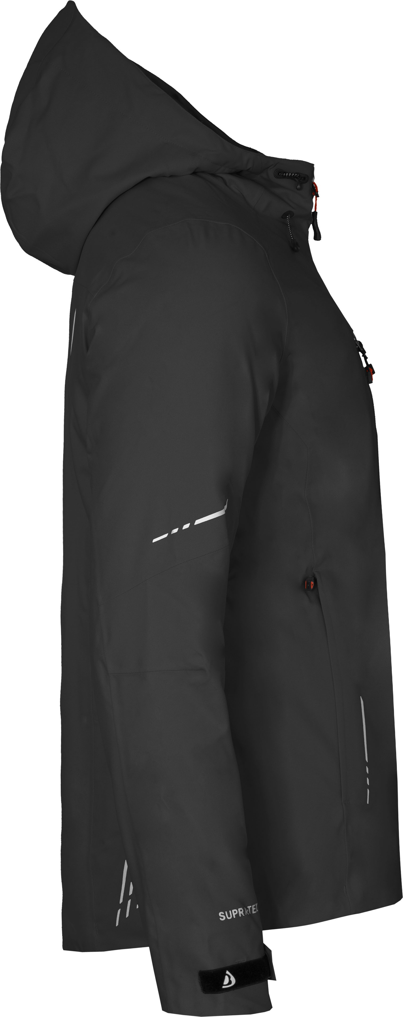 Bergson Regenjacke SKIEN THERMO Herren Regenjacke, leicht wattiert, recycelt, 20000 mm Wassersäule, L