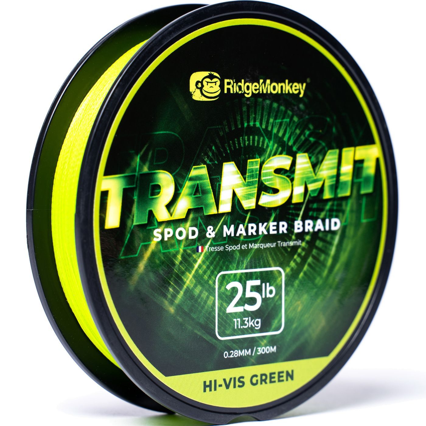 Angelschnur RidgeMonkey Transmit Spod and Marker Braid 25lb - 300m Karpfenschnur