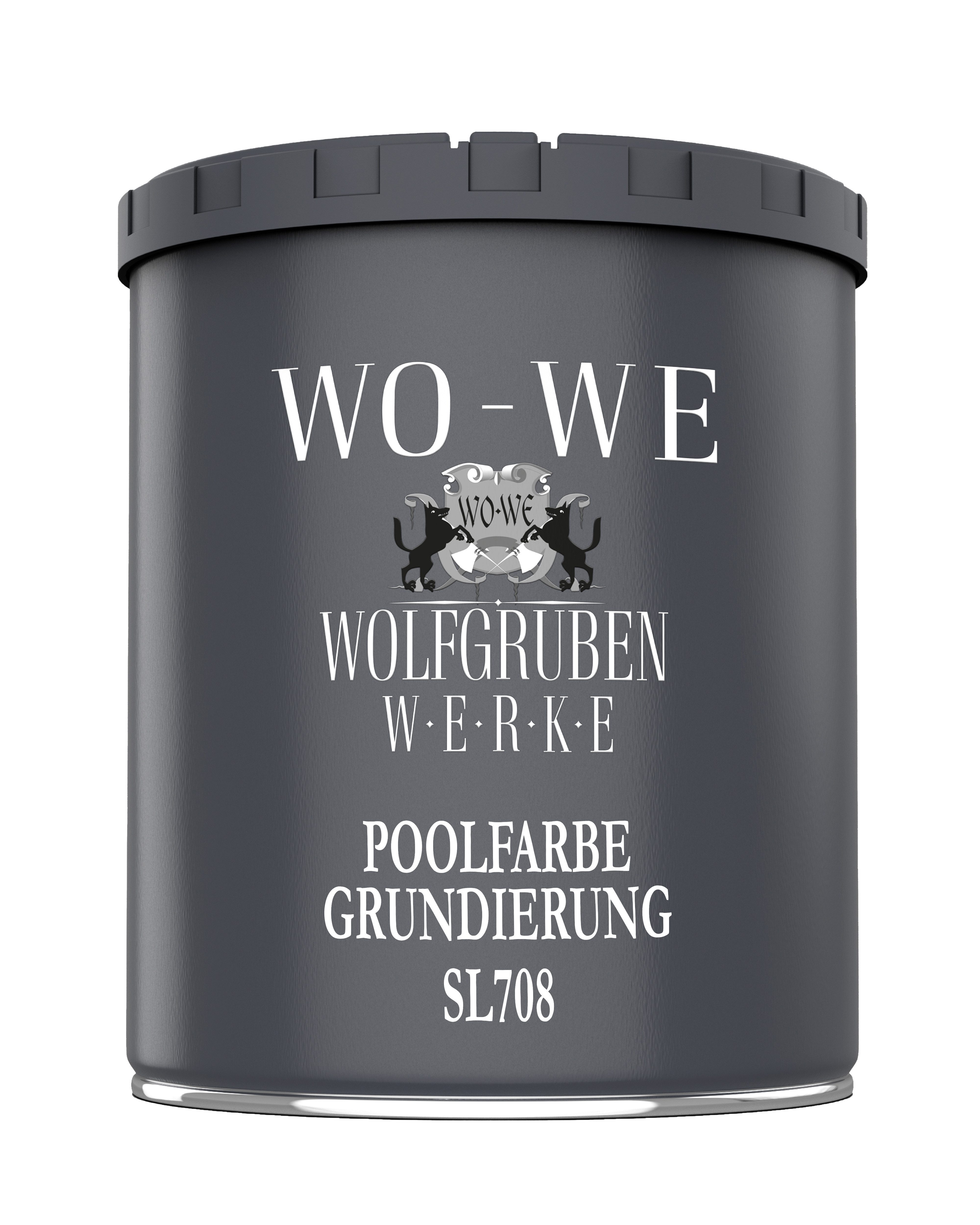 WO-WE Fliesengrundierung Schwimmbadfarbe Grundierung Spezial Haftgrund für Poolfarbe, 1-10kg, Hohe Ergiebigkeit
