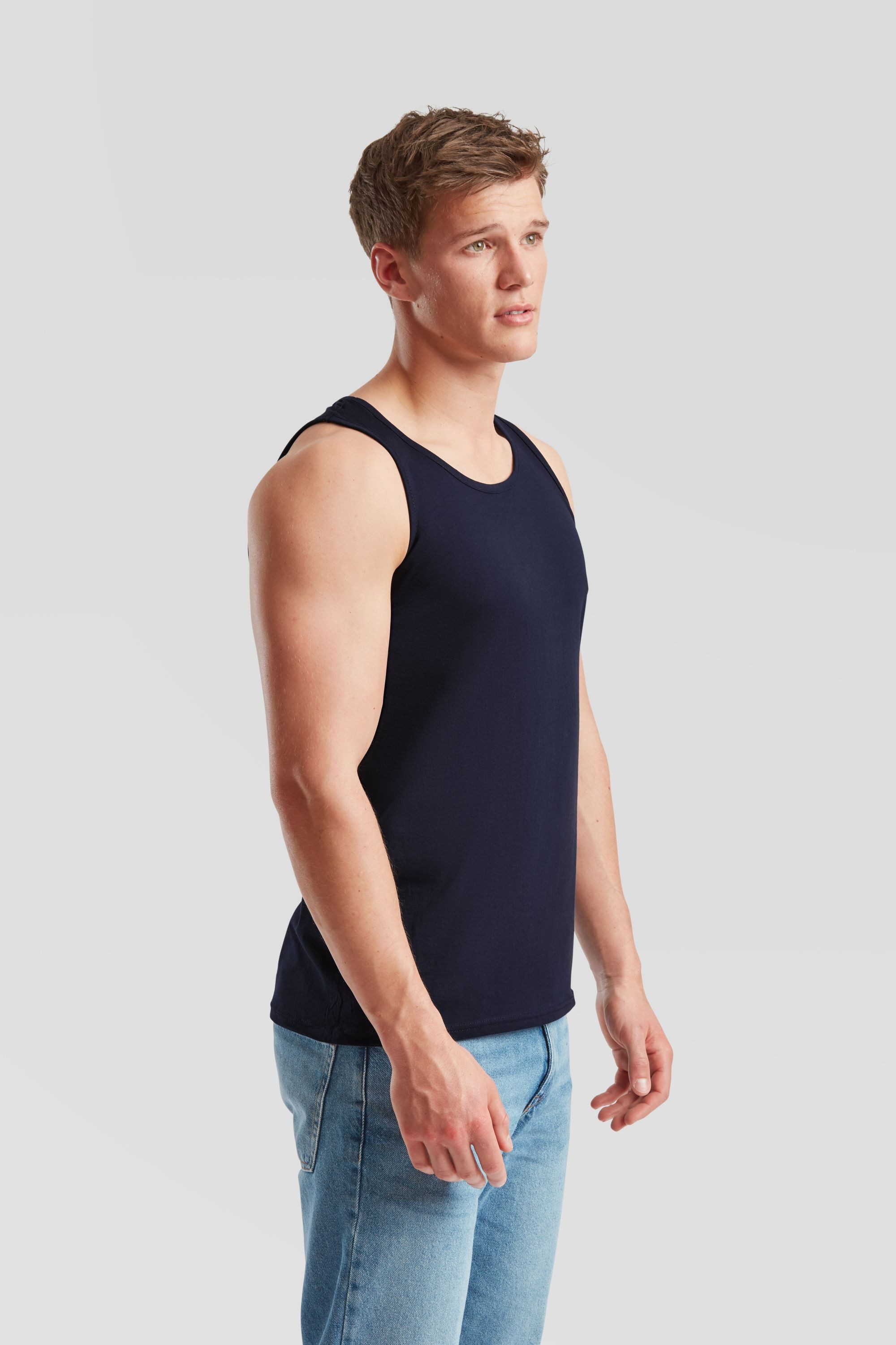 Fruit of the Loom Rundhalsshirt Fruit of the Loom Valueweight Athletic Vest – Bild 4 von 5