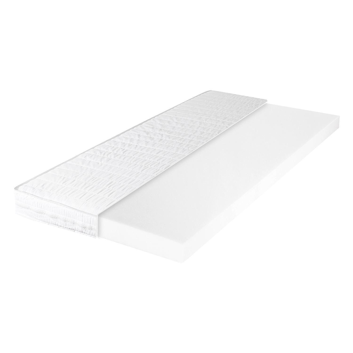 Komfortschaummatratze COMFORT PUR, 90 x 200 cm, Mikrofaserbezug, Sun Garden, 13 cm hoch, belastbar bis max. 50 kg